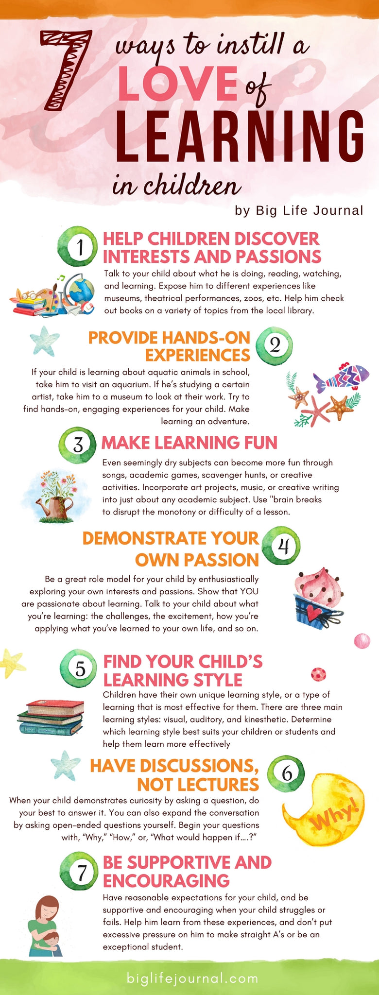 7 Ways to Instill a Love of Learning in Children